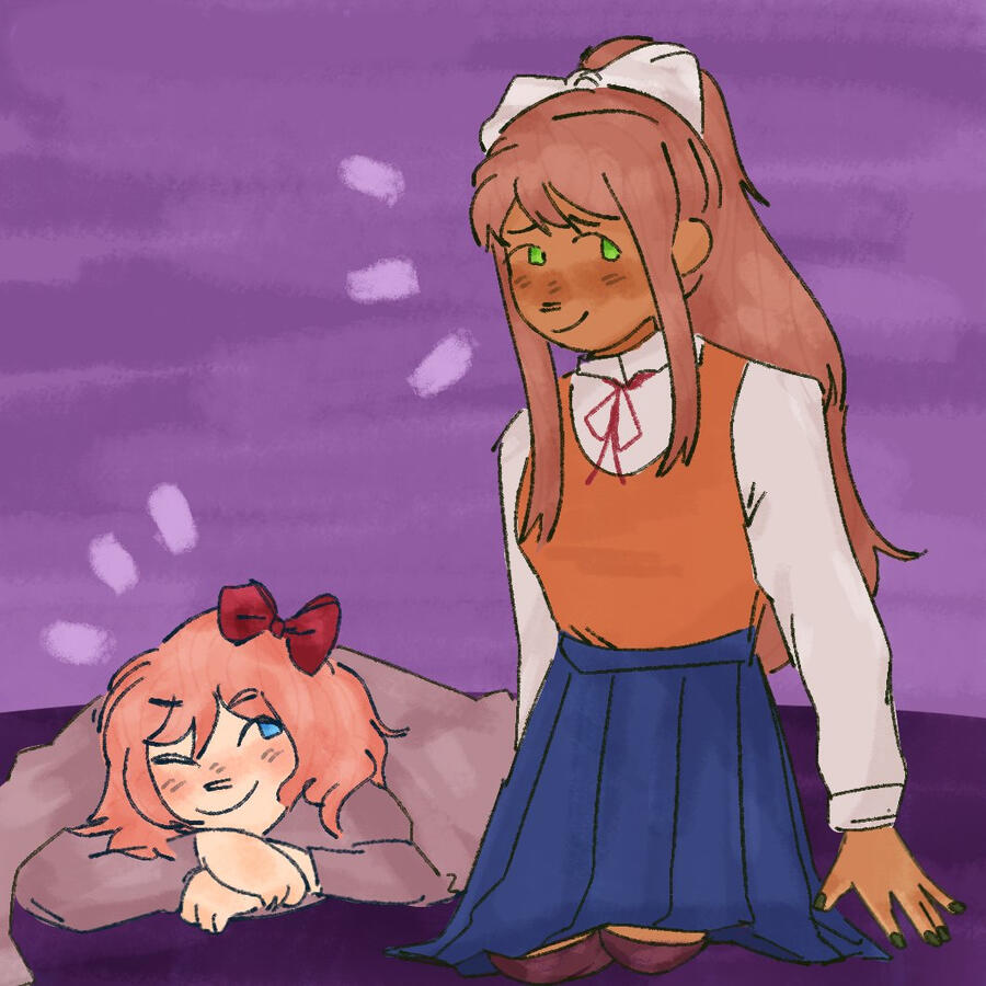 sayori and monika
